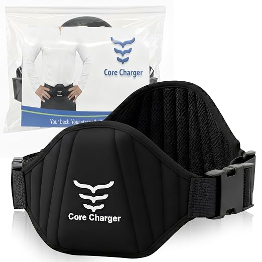 Training Belt for Natural Posture Positioning & Core Engagement | Move, Lift & Live Stronger (M/L)