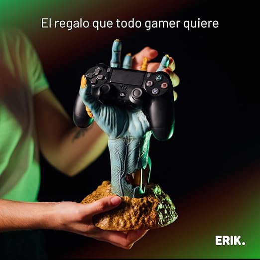 Grupo Erik Gaming Controller Holder One More Life | Controller Holder Figure | Headphone Stand & Controller | Gaming Accessories for Desk | Gamer Gifts | Halloween Decorations