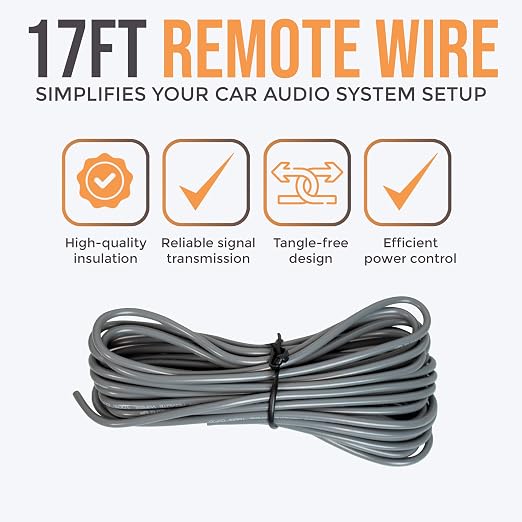 Elite Audio 4 Gauge Dual Amplifier Wiring Kit, 2000W CCA Amp Install Kit for 2 Amplifiers – EA-PRMK4