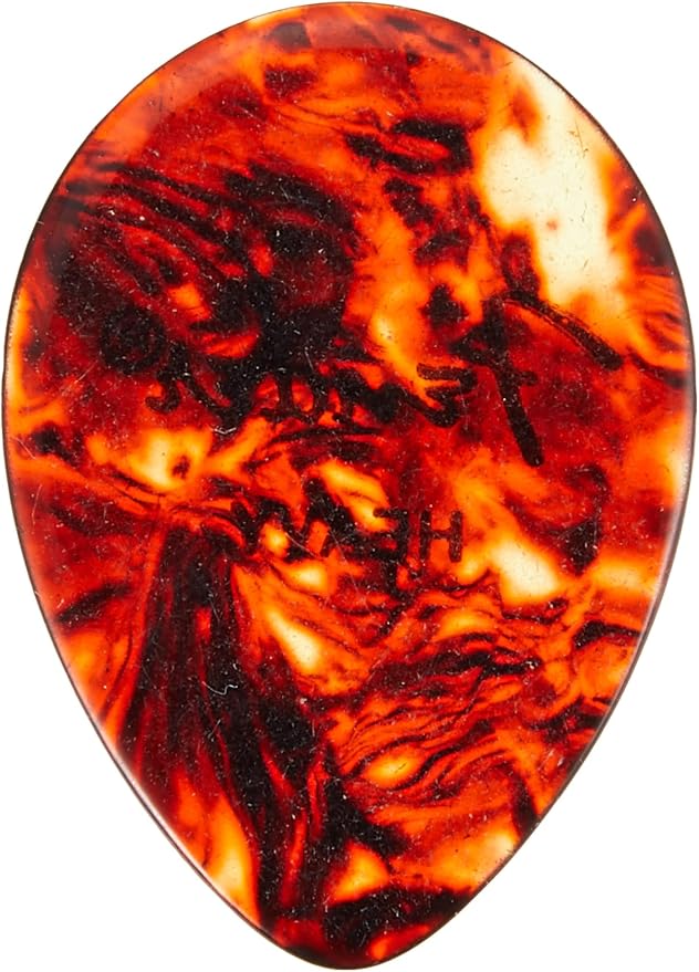 Fender Classic Celluloid Guitar Picks 354 Shape, Guitar Accessories, Tortoise Shell, Heavy, 12-Pack