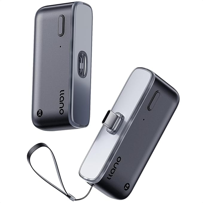 llano S850 Upgraded Type-C Wireless HDMI Transmitter and Receiver, 50M, Ultra 4K Decode Input 1080P@60Hz Output, Plug&Play 5G+2.4G and Audio for Phone/Tablet/Laptop/PC to Monitor/Projector/TV (Black)