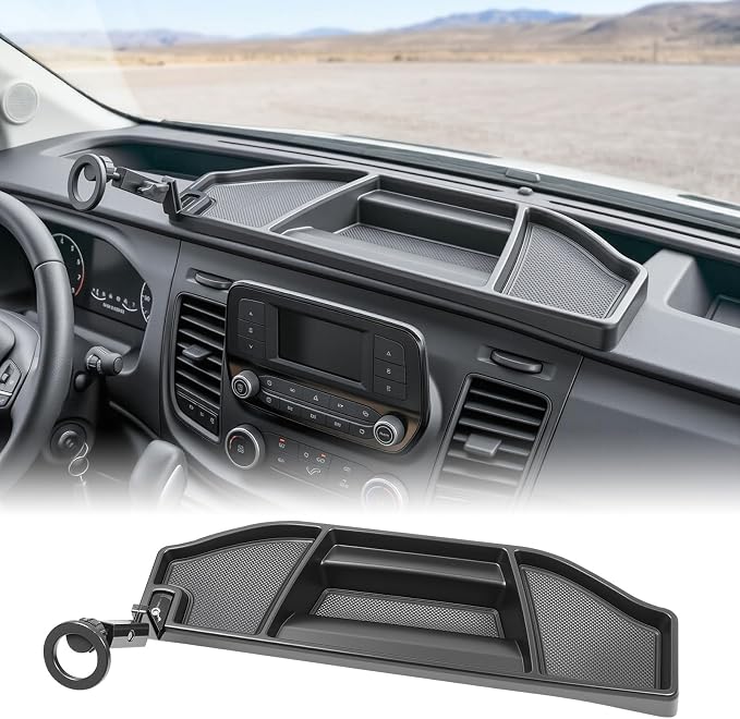 Magnetic Phone Mount Holder for 2020-2026 Ford Transit 150 250 350 Magnet Dash Cell Phone Cradles Adjustable Phone Stand Accessories for 2020+ Transit 150-350(Not for Transit Connect)