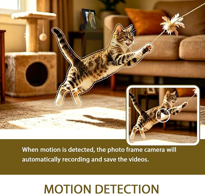 Security Camera, Hidden Spy Camera Photo Frame, Hidden Camera Nanny Cam No WiFi Mini Cam for Pet Baby Elderly Indoor Office Surveillance