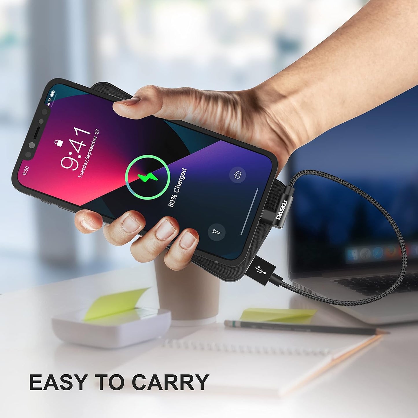 Short iPhone Charger 1FT 2Pack [ MFi Certified] 12 inch 90 degree Lightning Cable Fast Nylon Braided Right Angle iPhone Charging Cord Compatible with iPhone 14/13/12/11/XS/XR/X/8/7/6/6s Puls/iPad