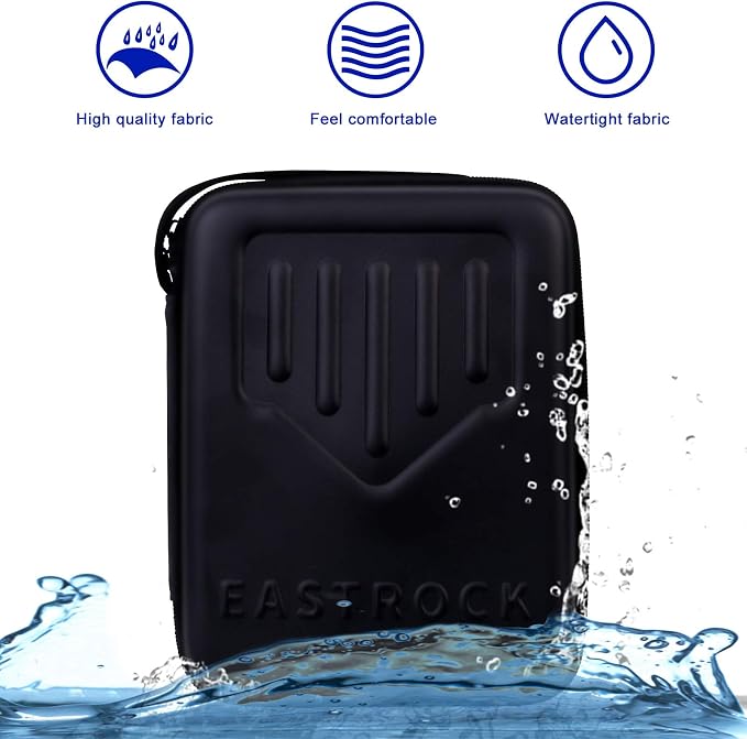 EASTROCK 17 Key Electric Kalimba Thumb Piano Built-in Pickup Professional Electric Kalimba Finger Piano for Kid Adults Beginners Professional (Mahogany Hand Rest EQ)