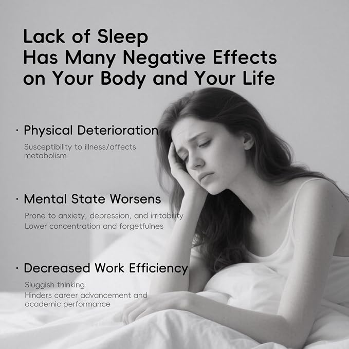 Under-Pillow Bone Conduction Sleep Speaker, Under-Pillow White Noise Sound Machine with Sleep Timer, TF Card Compatible for Side Sleepers & Insomnia, Designed to Calm the Mind & Support Deeper Sleep