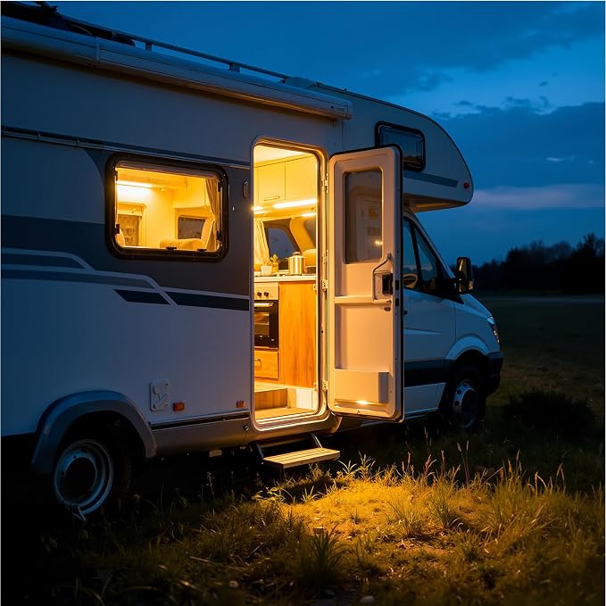 VEVOR RV Power Converter, 55 Amp, 110V AC to 12V DC RV Converter Battery Charger, Multi Stage Smart Charging, 13V to 16.5V Operating Range, Compatible with Lithium & Lead Acid Battery, for Camper