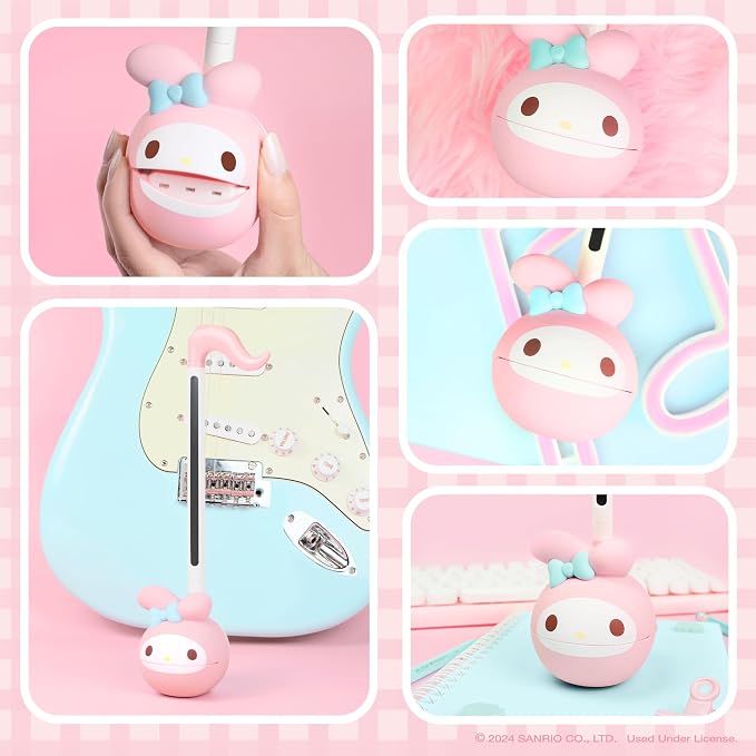 Otamatone Sanrio My Melody Electronic Portable Music Instrument / Synthesizer Toy from Japan by Maywa Denki (Officially Licensed Hello Kitty and Friends) [English Instructions]