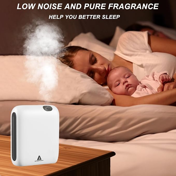 Smart Scent Air Machine for Home, 1500 Sq.Ft Coverage Hotel Collection Diffuser with Cold-air Diffusion Tech，Bluetooth Waterless Diffusers with APP Control for for Home Office Spa Large Room