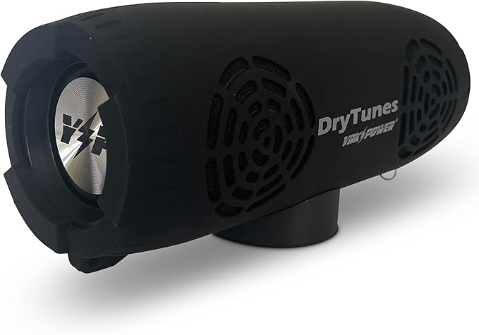 Yak-Power Drytunes Water-Resistant Portable Bluetooth Speaker | IP66 | Party Button Music Sharing | Kayaks | Boats | E-Bikes | Outdoor | Black