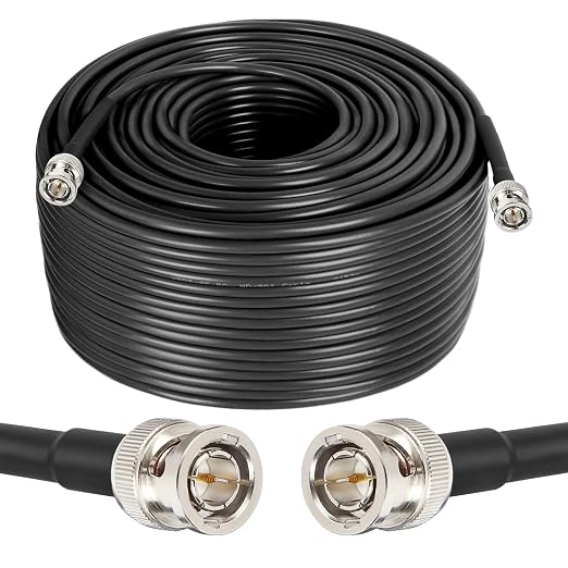 XRDS -RF 300FT SDI Cable, BNC Male Digital Video Cable 75 Ohm RG59 BNC Cables Supports HD-SDI/3G/6G-SDI/4K/8K