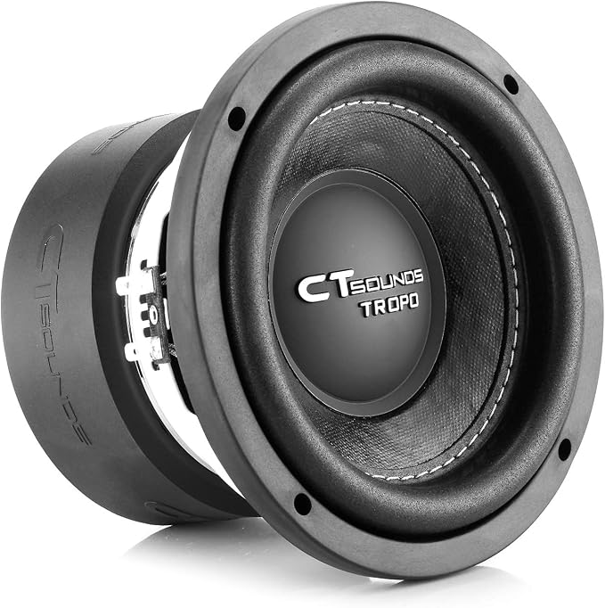 CT Sounds TROPO-6.5-D4 400 Watts Max 6.5 Inch Car Subwoofer Dual 4 Ohm