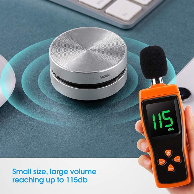 Wirelessly BT Mini Speaker Bone Conduction Portable Wireless Speaker Stereo Bass Sound Creative Portable Speaker Mini Size Music Player Built-in Mic Sound Box for Home,Outdoor,Travel