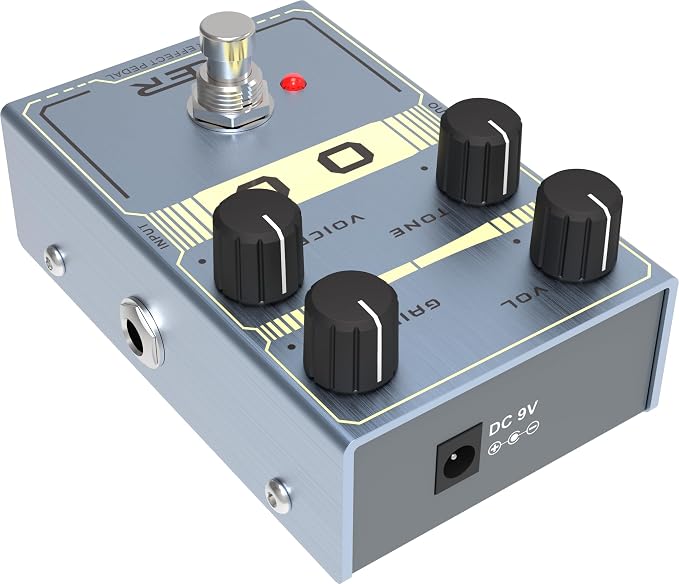 OG,Guitar Pedal,Electric Guitar Effects Pedal for Guitars and Bass Effect Pedals Mini Single Type DC 9V True Bypass