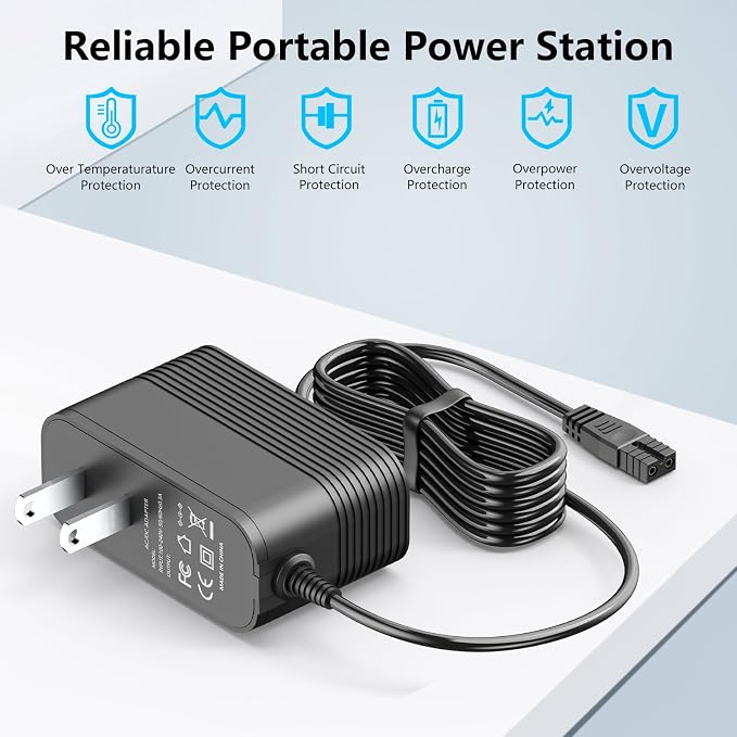 21.5V Charger for Consciot Pool Vacuum Compatible with Consciot PC15 20V Battery Handheld Pool Cleaner Power Cord Charger Replacement