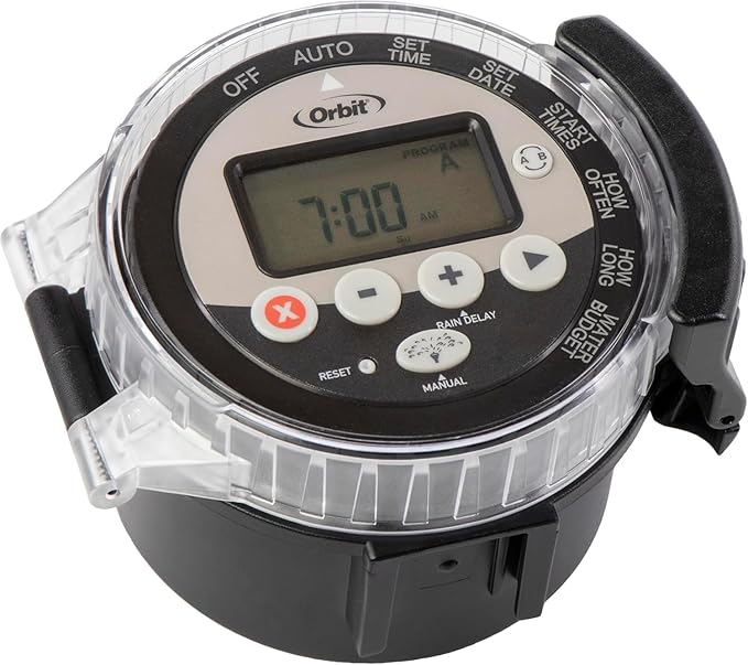 4-Pack Orbit 57865 Battery-Operated Sprinkler Timer, Black