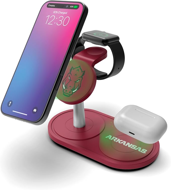 SOAR Collegiate 3-in-1 Wireless Charging Station