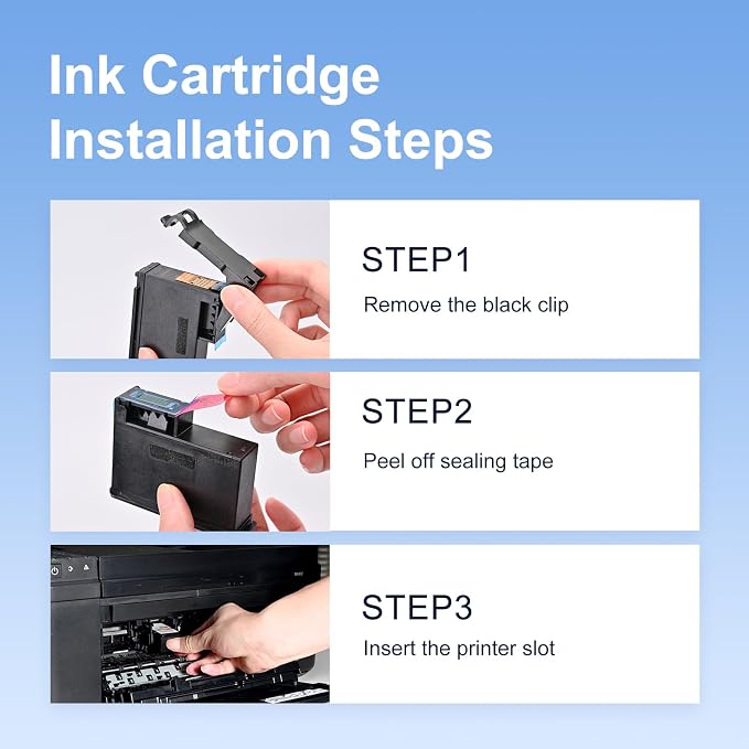 PG-285XL CL-286XL Replacement for Canon 285 and 286 Ink Cartridges PG-285 XL Black CL-286 XL Color Work with Canon Pixma TS7720 TS7722 TR7820 Inkjet Printer Ink Cartridges, 3X High Yield (Black Color)