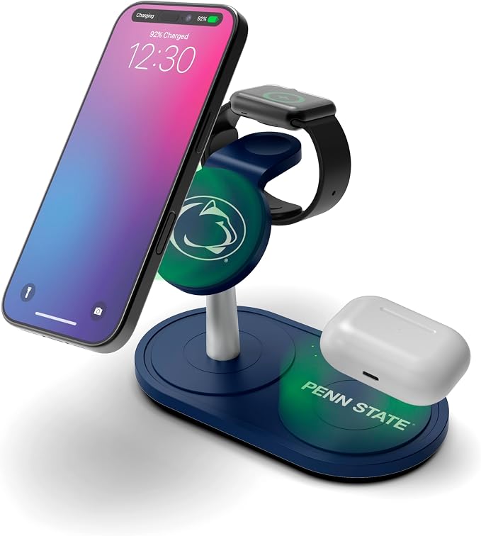 SOAR Collegiate 3-in-1 Wireless Charging Station