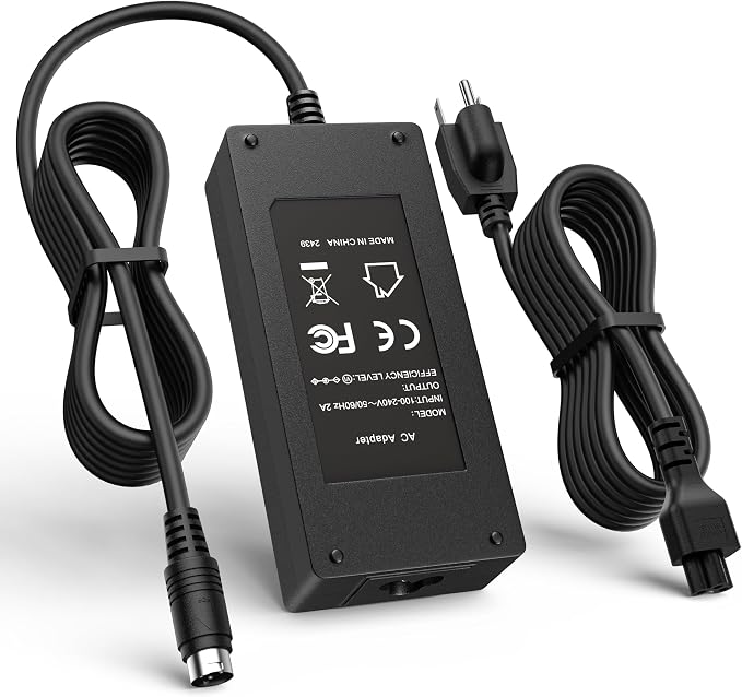 12V DC Power Cord for Synology NAS DiskStation DS1522+DS923+ DS1520+ DS418 DS420+ DS423+ DS620slim DS718+DS720+DS723+ DS916+ DS918+ DS920+ DS1019+ NAS Server Power Supply Replacement Cord