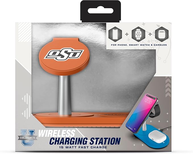 SOAR Collegiate 3-in-1 Wireless Charging Station