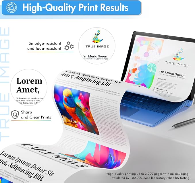 206X 206A Black Toner Cartridge High Yield W2110X W2110A Compatible for HP 206X Black Toner Color LaserJet Pro MFP M283fdw M283cdw M255dw M283fdn M282nw M255nw M283 M255 M282 Printer Ink (2 Pack)