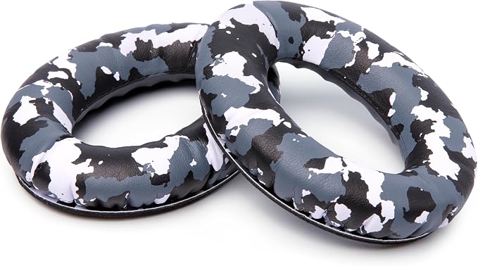 WC Wicked Cushions Upgraded Replacement Ear Pads for Bose QC35 & QC35ii (QuietComfort 35) Headphones & More - Softer Leather, Luxurious Memory Foam, Added Thickness, Extra Durability | Snow Camo