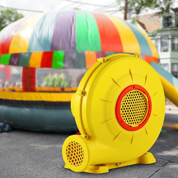 VEVOR Inflatable Blower, Electric Air Blower, Bounce House Blowing Pump, Commercial Corded Fan Pump for Castle Wate Slides Water Slide Bouncy Castle