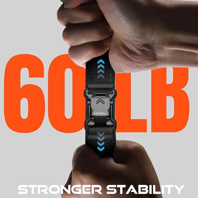Bandletic Compatible with Apple Watch Bands for Women Men, Wide Soft Nylon Sport Strap with Magnetic Fidlock V-Buckle for iWatch 42mm(Series 11/10), 41mm(9/8/7), 40mm(SE3/SE2/SE/6/5/4), 38mm(3/2/1)