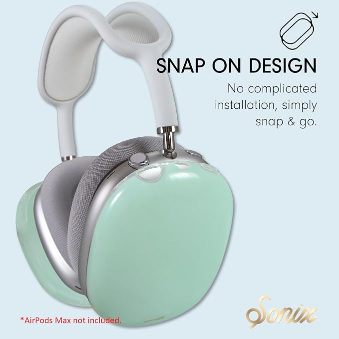 Sonix Protective Case for AirPods Max 2 & 1 | Headphones Cover | Jelly Mint Green