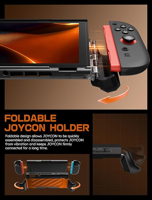 SUPCASE Unicorn Beetle Pro Case for Nintendo Switch 2 2025, [Military-Grade Protection] [Joy Con Remove Friendly] Dockable Integrated Cover Accessories Compatible with Switch 2, Coral