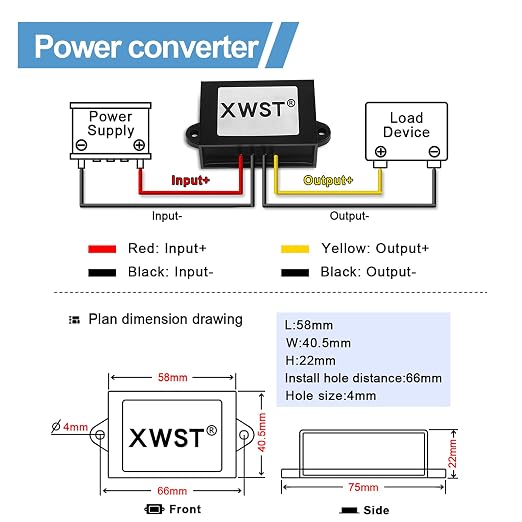 DC DC Stabilizer 9V-36V to 24V Boost Buck Converter Power Supply 1A 24W Waterproof Voltage Regulator Auto Step Up Down 24V Volt Transformer Module