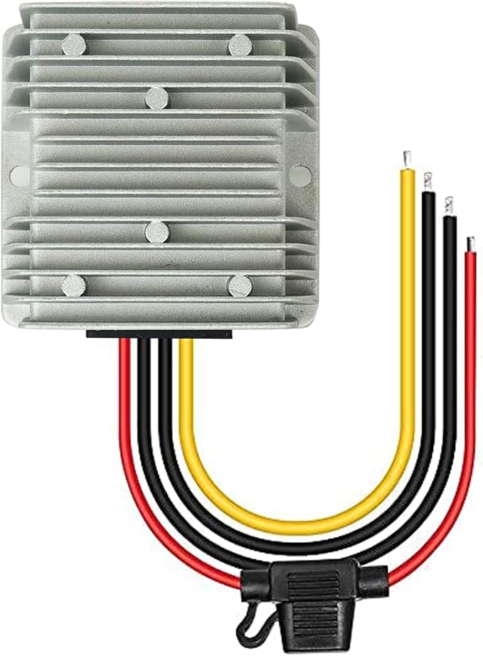 DC Voltage Converter Regulator 36V 48V Step Down to 12V 10A 120W, Waterproof Voltage Reducer, High-Power Power Supply Module Buck Transformer, for Golf Cart, forklifts, Car