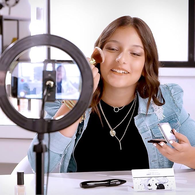 Canal Toys New So DIY TikTok Instagram YouTube Multicolored Ring Light with Green Screen and Phone Mount Tripod. Studio Creator 2 Influencer Video Creator Kit