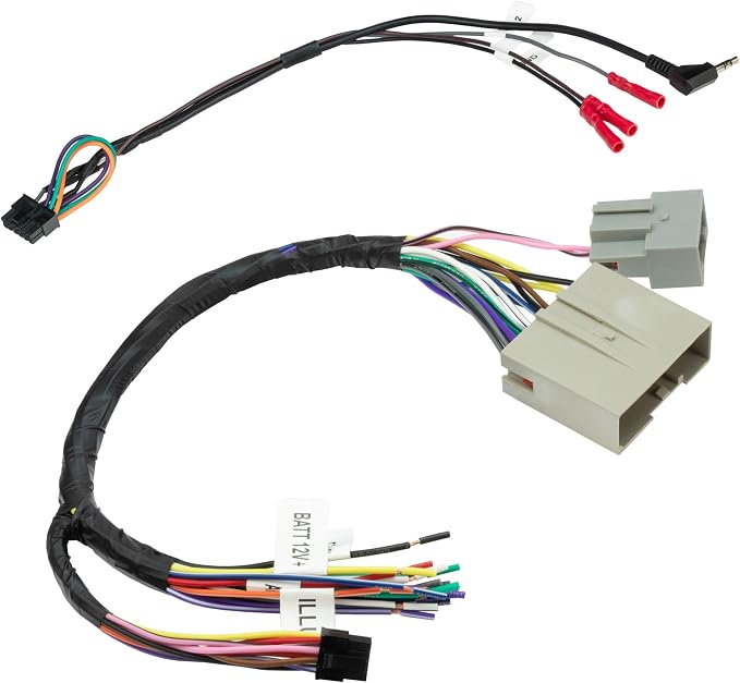 Scosche FD5K-WP Factory Stereo Replacement Interface Adapter Kit, Compatible with Select 2005-2016 Ford, Lincoln & Mercury, Car Radio Wiring Harness, Retains Steering Wheel Controls & OEM Amplifier