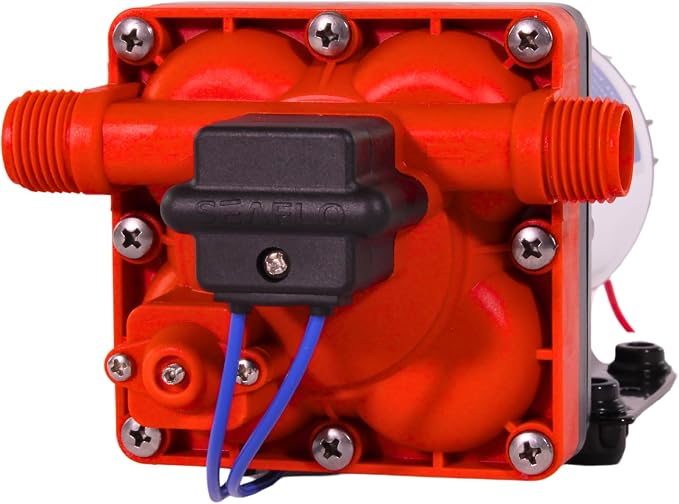 SEAFLO 42W Series 12V DC, 4.0 GPM, 55 PSI Brushless Automatic Demand Diaphragm Water Pressure Pump – Ultra Quiet Operation, Self-Priming, Overload Protection, NSF & UL Certified- 4 Year Warranty!
