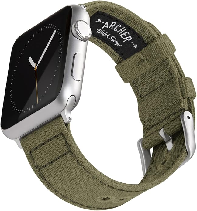 Archer Watch Straps - Canvas Straps for Apple Watch