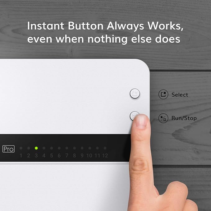Yardian Pro Smart Sprinkler Controller (6-Zone) – Easy DIY Install, Apple HomeKit, Ethernet & Wi-Fi, Manual Buttons, Weather-Based Scheduling