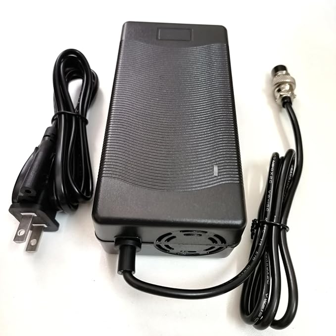 [Verified Fit] 52V Electric Charger 3-Prong, for Apollo 52V Phantom, Explore, Ghost/Yume Y10/ VSETT 9(NOT for 9+)/ Zero 8X 10 and More 52 Volt Battery Charger (58.8V 3A max)