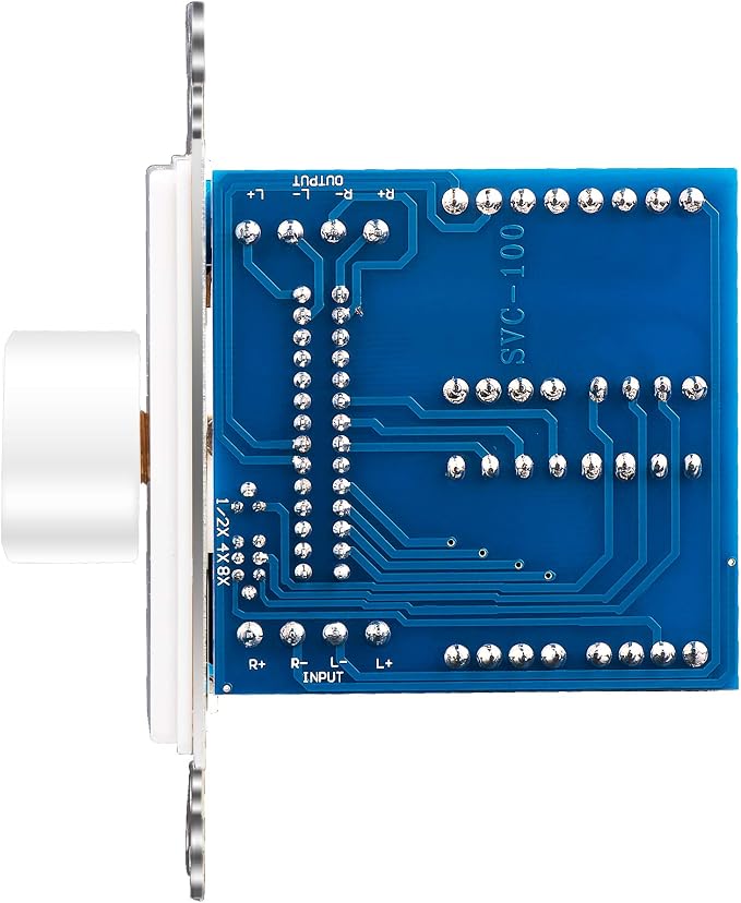 OSD Audio 300W in Wall Volume Control Impedance Matching for Home Speakers, Rotary Knob White SVC300 (Pack of 4)