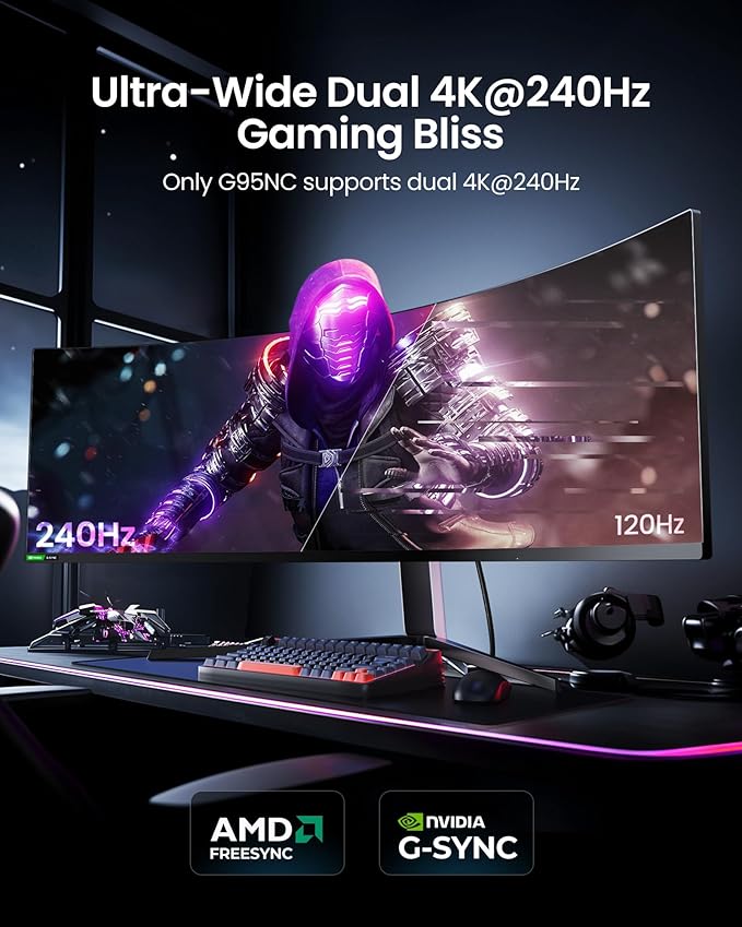 Silkland 54Gbps DisplayPort Cable 2.1 [VESA Certified], DP 2.1 Cable [16K@30Hz, 8K@120Hz, 4K@240Hz 165Hz 144Hz] HDR, HDCP DSC 1.2a, Compatible FreeSync G-Sync Gaming Monitor 5090 7900XTX, 6.6FT