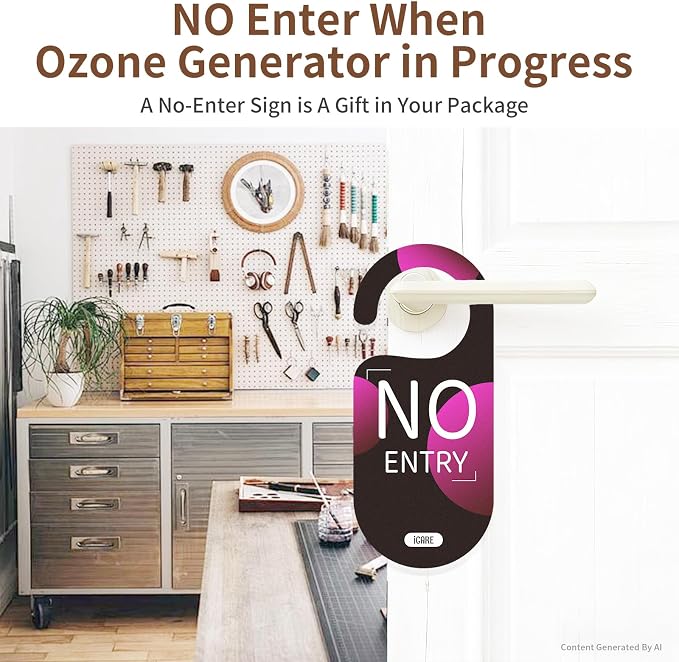 Ozone Generator 60,000mg/h, High Capacity Ozone Machine with 120 Min Timer & Cycle Mode, Ozone Odor Eliminator for Home, Car, Pet, Smoke, Industrial, Air Purifier for Large Spaces (3200 Sq.Ft)