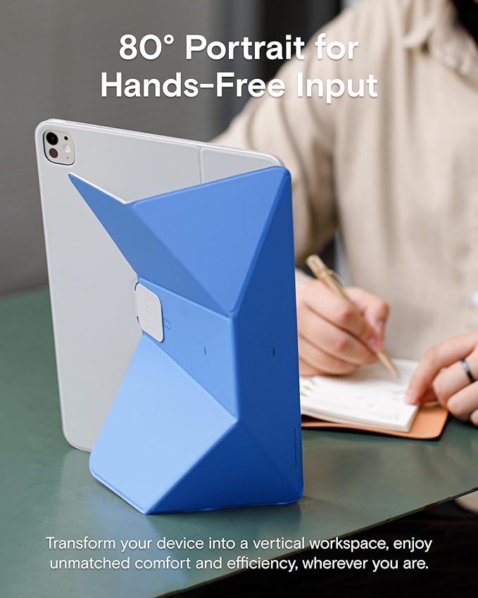 MOFT Dynamic Folio Case for iPad mini 7th A17 Pro 2024 & iPad mini 6th A15 2021, 8.3 Inch Slim Magnetic Stand Case with 20+ Viewing Angles, Auto Wake/Sleep, Ultra Thin, Jet Black