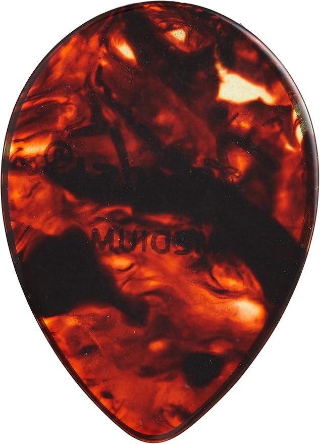 Fender Classic Celluloid Guitar Picks 354 Shape, Guitar Accessories, Tortoise Shell, Medium, 12-Pack