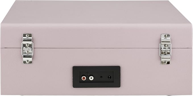 Crosley CR8017B-AM Voyager Vintage Portable Vinyl Record Player Turntable with Bluetooth in/Out and Built-in Speakers, Amethyst