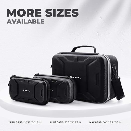 Mumba Carrying Case for Nintendo Switch OLED & Nintendo Switch 2017, [Max Version] Portable Protective Travel Carry handbag Pouch for Blade/Battle Case [Large Capacity] (Black)