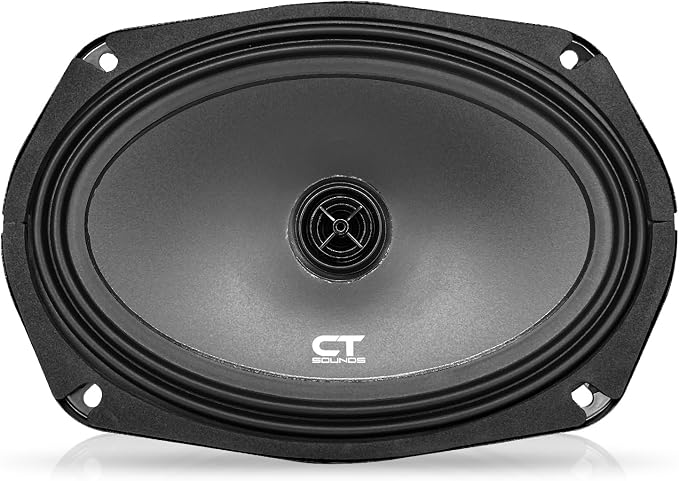CT Sounds Tropo 6x9” 160 Watt Shallow-Mount Coaxial Car Speakers - Pair