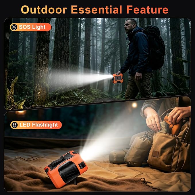 Portable Waist Fan Personal 14500mah 100 Speeds Clip On Shirt Fan Belt Cooling Device Wearable Cool Body Blow Cold Air Rechargeable Pocket Mini Men Workers Outdoor Travel Hiking Gifts
