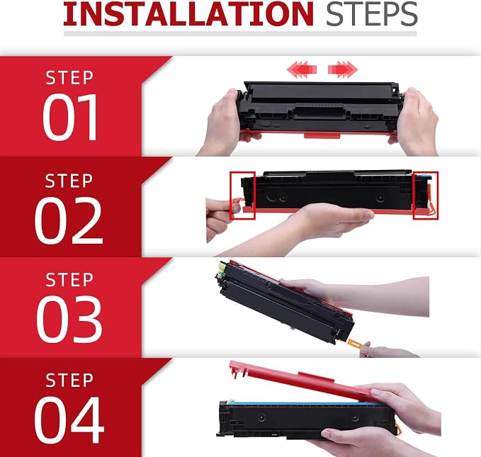 067H 067 Toner Cartridge Set MF650C MF654Cdw MF656Cdw Compatible for Canon 067 Color ImageCLASS LBP632Cdw MF653Cdw LBP633Cdw MF652Cdw LBP630C MF651Cw LBP631Cw MF655Cdw Printer High Yield 4 Pack Ink