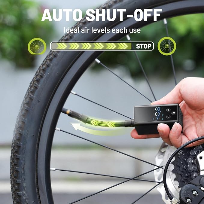 Bike Pump with Gauge,High Pressure,Floor Bicycle Pump Compatible with Presta and Schrader Valve